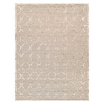 Pasargad Home Transitions Collection // Tufted Silk + Wool Area Rug // Beige // 12'0" x 15'0"