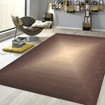 Home Rodeo Collection // Hand-Tufted Silk + Wool Area Rug // Brown // 9'9" x 13'9"