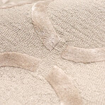 Pasargad Home Transitions Collection // Tufted Silk + Wool Area Rug // Beige // 12'0" x 15'0"