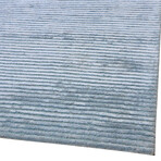 Pasargad Home Transitions Collection // Tufted Silk + Wool Area Rug // Blue // 9'9" x 13'9"