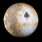 Sphere of Complex Translucent Quartz