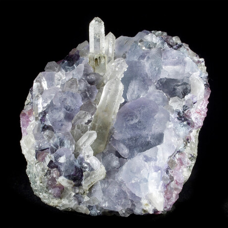 Quartz & Purple Fluorite Masterpiece