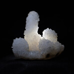 Freestanding Stalactites of Miniature Quartz Crystals