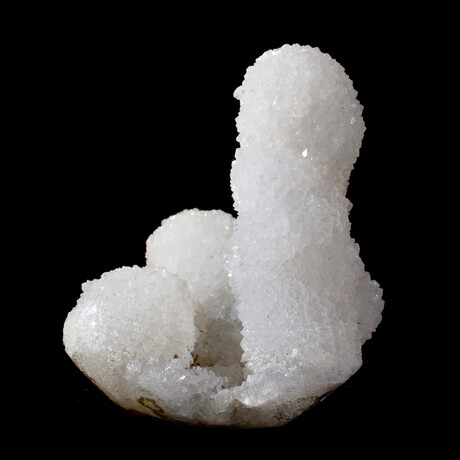 Freestanding MM Scale Quartz & Chalcedony Stalactite