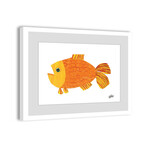 Goldfish Framed Painting Print (8"H x 12"W x 1.5"D)