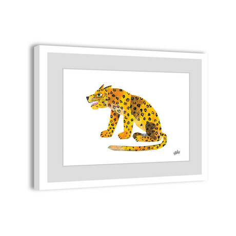 ABC Jaguar Framed Painting Print (8"H x 12"W x 1.5"D)