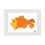 Goldfish Framed Painting Print (24"H x 36"W x 1.5"D)