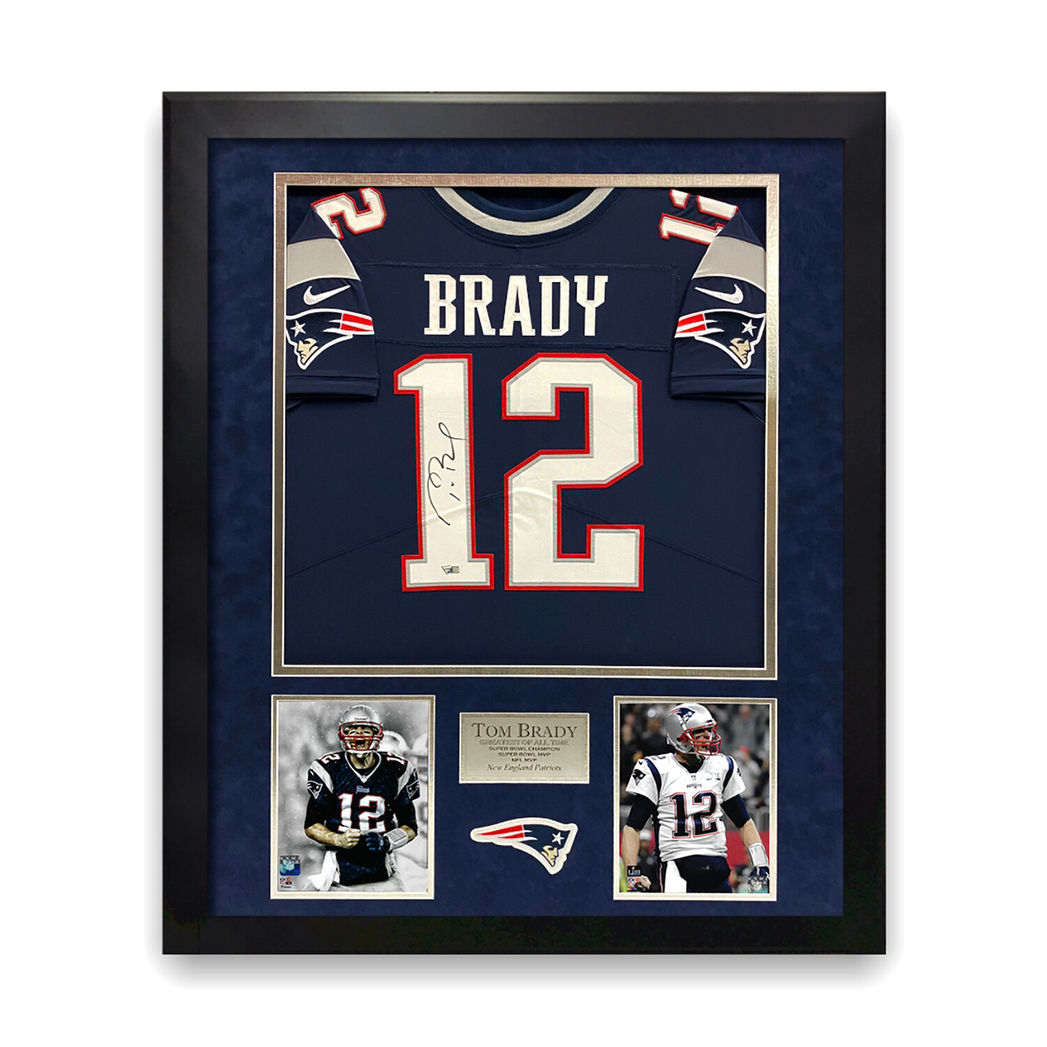 Tom Brady // New England Patriots // Autographed Jersey + Framed - Tom  Brady Patriots Jersey - Touch of Modern