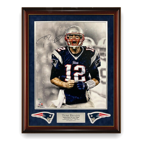 Tom Brady // New England Patriots // Signed + Framed Photograph