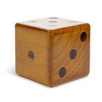 All-Weather Giant Yard Dice // Dark Stain