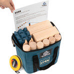 Kubb Premium Rubberwood Set // Blue