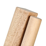 Kubb Premium Rubberwood Set // Blue