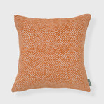 Werner Woven Chevron Pillow // 18" X 18" (Toasted Nut)