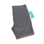 Cotton Stretch Chino Shorts // Gray (32)