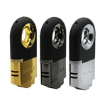 Inverted Dual Torch Lighter (Satin Black)