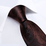 Mercury Silk Tie // Brown