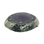 Large Thick Luxury Agate Trivet // Silver Trim (Natural Agate)