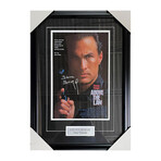 Steven Seagal // 'Above the Law' // Framed Autographed Movie Poster