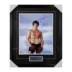 Sylvester Stallone // Rocky //  Framed Autographed Photo