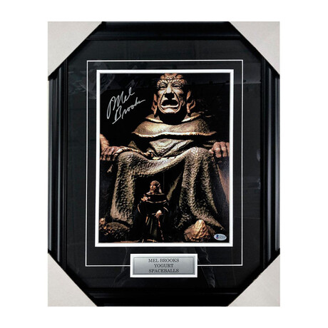 Mel Brooks  'Spaceballs' // Framed Autographed Photo
