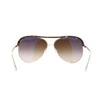 Tom Ford // Men's FT0606S Sabine Sunglasses // Gold Havana + Brown Gradient