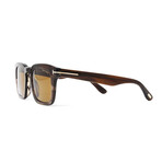 Men's Sunglasses // Brown Gradient + Brown