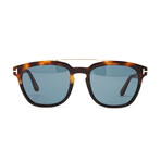 Men's Modern Classic Sunglasses // Havana + Blue