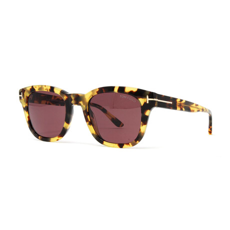 Men's Sunglasses // Havana + Red
