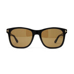 Men's Classic Sunglasses // Shiny Black + Brown