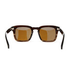 Men's Sunglasses // Brown Gradient + Brown