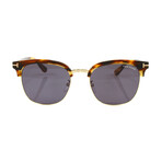 Men's Clubmaster Sunglasses // Havana Gold + Gray