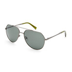 Men's Brock Aviator Polarized Sunglasses // Slate