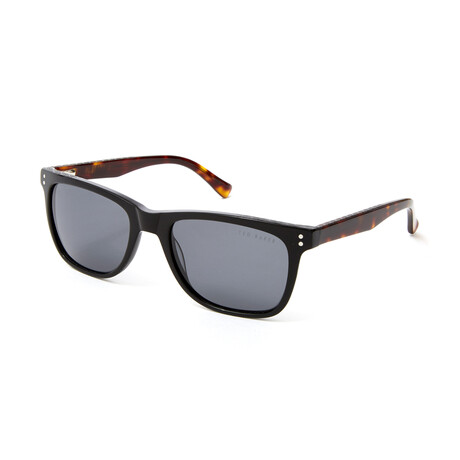 Men's Jerome Square Polarized Sunglasses // Black - Tura // Ted Baker ...