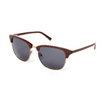 Men's Kamari Square Polarized Sunglasses // Brown