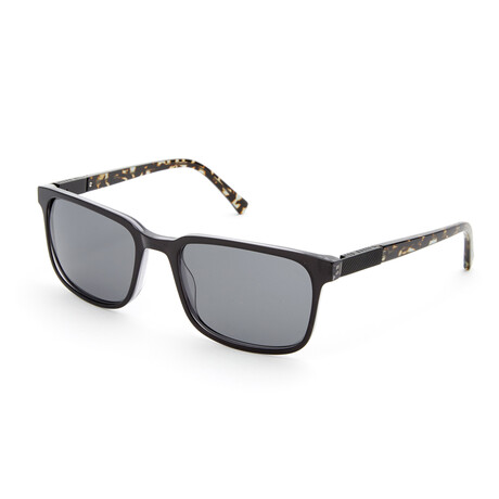 Men's Rectangle Polarized Sunglasses // Black