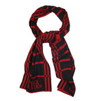 Versace Wool Scarf // Red