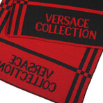 Versace Wool Scarf // Red