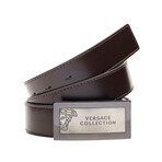 Versace Leather Belt // Brown // V1