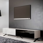 Influencer 90" TV Stand // White