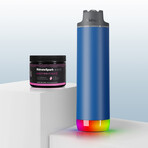HidrateSpark PRO Smart Bottle + HidrateSpark Wave Electrolyte Supplement // 21 Fl. Oz. (Chug Lid)