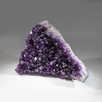 Genuine Amethyst Crystal Cluster + Acrylic Display Stand // V9