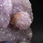 Large Gemmy Amethyst Crystal Cluster with Purple Fluorite