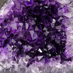 Genuine Amethyst Crystal Cluster + Acrylic Display Stand // V4