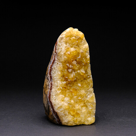 Genuine Citrine Crystal Geode // V1