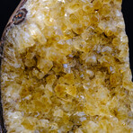 Genuine Citrine Crystal Geode // V2