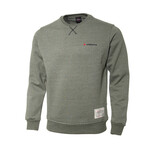 Crewneck Basic Sweatshirt // Olive Green (M)