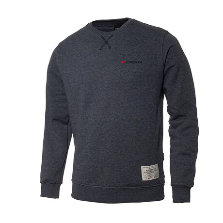 Crewneck Basic Sweatshirt // Anthracite (S)