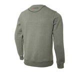 Crewneck Basic Sweatshirt // Olive Green (L)