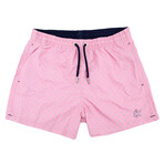 Dotted Swim Trunks // Pink (S)