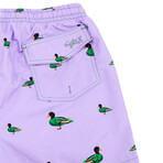 The Mallard Swim Trunks // Purple (S)